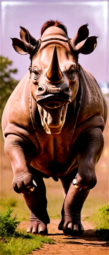 rhinoceros,rhino,oxpecker,indian rhinoceros,southern square-lipped rhinoceros,hippopotamus,gnu,warthog,triceratops,black rhinoceros,black rhino,lawn ornament,hippo,white rhinoceros,gorgonops,uintatherium,kosmus,bongo,cangaroo,mammal,Illustration,Realistic Fantasy,Realistic Fantasy 13