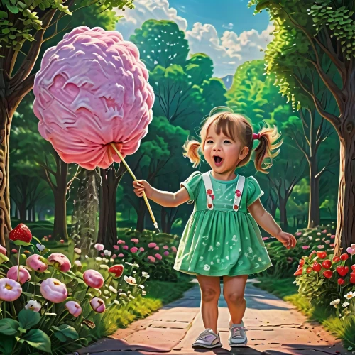 little girl with balloons,pink balloons,little girl in pink dress,colorful balloons,children's background,little girl with umbrella,girl picking flowers,girl in flowers,little girl twirling,oil painting on canvas,inner child,child playing,cognitive psychology,balloon with string,cerebrum,surrealism,wonderland,imagination,little girl in wind,flower painting,Photography,Documentary Photography,Documentary Photography 18