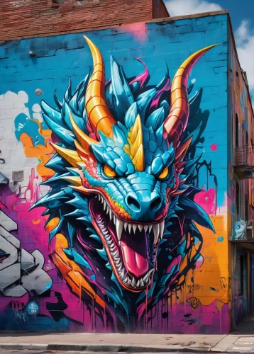 painted dragon,graffiti art,chinese dragon,drexel,dragon,brooklyn street art,fitzroy,cheshire,streetart,shoreditch,wyrm,graffiti,fire breathing dragon,grafitti,dragons,dragon design,lyon,grafitty,basilisk,street art,Conceptual Art,Graffiti Art,Graffiti Art 09
