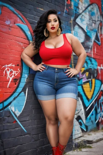 plus-size model,gordita,cellulite,plus-size,latina,plus-sized,keto,red background,santana,red hot polka,red wall,big,sexy woman,on a red background,red,mexican,cuban,lady in red,thick,fat,Art,Artistic Painting,Artistic Painting 44