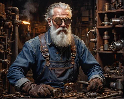 blacksmith,craftsman,watchmaker,metalsmith,woodworker,tinsmith,a carpenter,carpenter,gas welder,steelworker,blue-collar worker,gunsmith,luthier,welder,mechanic,shoemaker,tradesman,clockmaker,bicycle mechanic,craftsmen,Unique,3D,Modern Sculpture