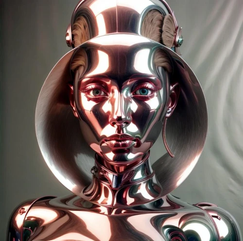 c-3po,metal figure,bronze figure,art deco woman,bronze sculpture,woman sculpture,silver surfer,silver,chrome,diving helmet,decorative figure,statuette,automobile hood ornament,droid,humanoid,shiny,artist's mannequin,shiny metal,metallic,steel sculpture