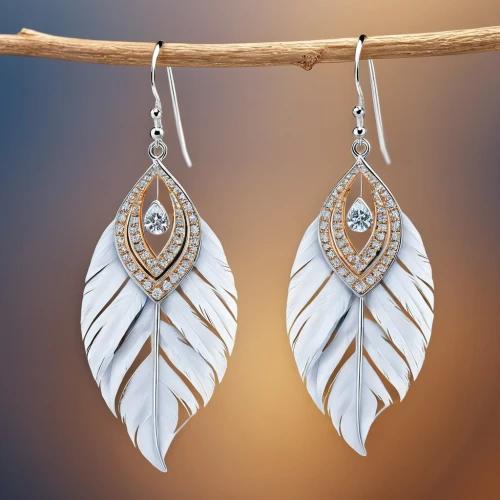 feather jewelry,jewelry florets,bridal jewelry,art deco ornament,jewelry manufacturing,bird wing,wind chime,house jewelry,gift of jewelry,filigree,hawk feather,angel wing,blue sea shell pattern,wind chimes,adornments,blue leaf frame,bird wings,bird feather,earrings,bridal accessory,Photography,General,Realistic