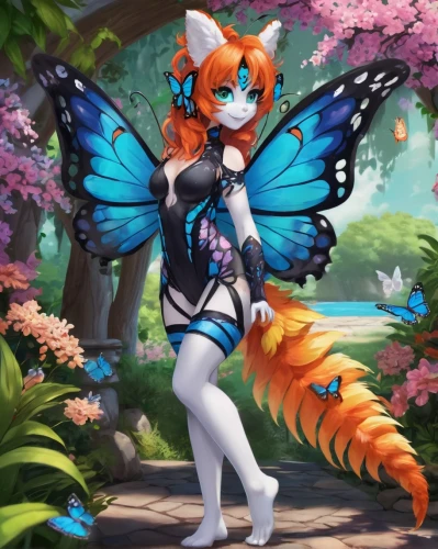 vanessa (butterfly),garden-fox tail,butterfly background,flutter,flower fairy,julia butterfly,spring background,garden fairy,faerie,pollinator,fairy peacock,hesperia (butterfly),tiger lily,springtime background,aurora butterfly,flora,butterfly day,nami,butterfly floral,vanessa atalanta,Conceptual Art,Fantasy,Fantasy 34