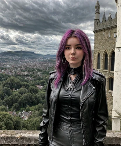 goth whitby weekend,leather jacket,whitby goth weekend,goth woman,extinction rebellion,goth subculture,above the city,gothic woman,goth weekend,goth like,girl in a historic way,goth festival,purple background,goths,sofia,goth,sky rose,pink hair,purple,hdr