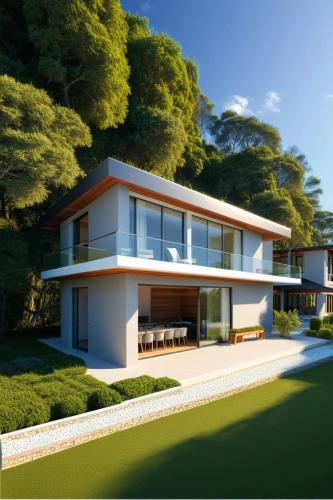 modern house,3d rendering,feng shui golf course,mid century house,landscape design sydney,holiday villa,luxury property,dunes house,smart house,render,landscape designers sydney,modern architecture,luxury home,residential house,golf lawn,house by the water,eco-construction,core renovation,bendemeer estates,smart home,Illustration,Black and White,Black and White 04