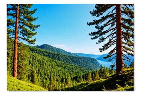 temperate coniferous forest,tropical and subtropical coniferous forests,coniferous forest,larch forests,spruce-fir forest,coniferous,fir forest,evergreen trees,spruce trees,spruce forest,columbian spruce,silvertip fir,forest background,larch trees,landscape background,conifers,colorado spruce,fir trees,background view nature,spruce tree,Illustration,American Style,American Style 10