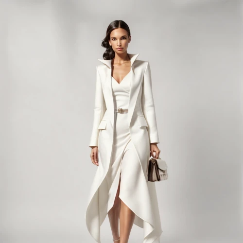 white coat,white silk,sheath dress,overcoat,menswear for women,white winter dress,wedding suit,long coat,women fashion,women's clothing,woman in menswear,bridal clothing,trench coat,fashion illustration,white-collar worker,fashion vector,women clothes,frock coat,one-piece garment,wedding dresses