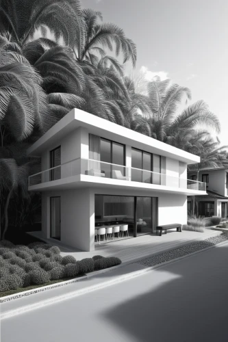 3d rendering,modern house,mid century house,render,dunes house,tropical house,residential house,modern architecture,beach house,3d rendered,3d render,holiday villa,luxury home,mid century modern,large home,build by mirza golam pir,model house,contemporary,archidaily,house drawing,Illustration,Black and White,Black and White 04