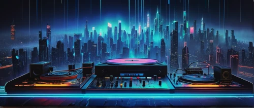 cyberpunk,retro diner,jukebox,metropolis,futuristic landscape,futuristic,computer,sound table,electric piano,sega mega drive,synthesizer,transistor,electronics,80's design,barebone computer,fantasy city,digital piano,computer chips,consoles,computer art,Photography,Documentary Photography,Documentary Photography 28