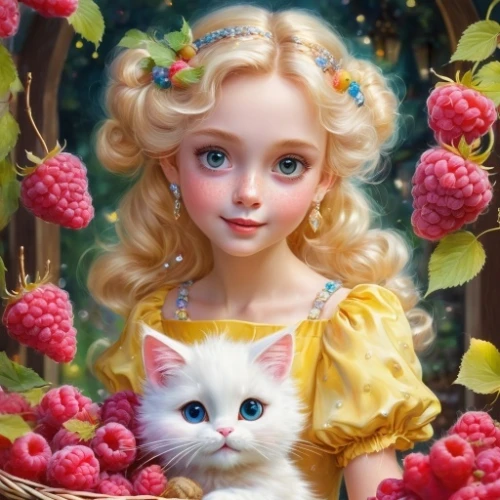 doll cat,fairy tale character,alice,porcelain dolls,fantasy portrait,eglantine,artist doll,painter doll,female doll,3d fantasy,fantasy picture,vintage doll,doll figures,fairytale characters,romantic portrait,doll looking in mirror,doll kitchen,white cat,doll's facial features,children's fairy tale