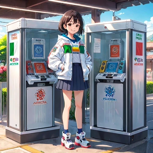 e-gas station,electric gas station,petrol pump,gas-station,gas station,convenience store,vending machine,gas pump,parking machine,e-car,japanese icons,senna,toyota,harajuku,vending machines,toyota bb,phone booth,elektrocar,japan,odaiba,Anime,Anime,Realistic