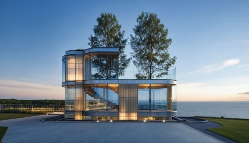 cubic house,mirror house,cube stilt houses,modern architecture,dunes house,cube house,modern house,glass facade,house by the water,ocean view,glass wall,luxury property,summer house,the observation deck,observation tower,beach house,structural glass,residential tower,observation deck,window with sea view,Photography,General,Realistic