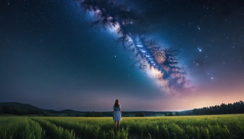 the milky way,milky way,astronomy,milkyway,astronomer,the universe,the night sky,universe,starry sky,night sky,galaxy,astronomical,galaxy collision,mirror in the meadow,cosmos field,stargazing,nightsky,celestial phenomenon,cosmos,space art,Photography,General,Realistic