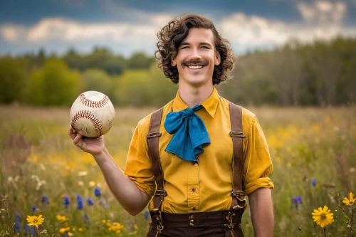 vintage base ball,farmer in the woods,wildlife biologist,biologist,hexenfuß boletus,yukon gold potato,country potatoes,digital compositing,false morel,small münsterländer,bavarian,immerwurzel,yellow mushroom,hushpuppy,bard,aa,pubg mascot,spoonbread,permaculture,aggriculture,Illustration,Realistic Fantasy,Realistic Fantasy 13