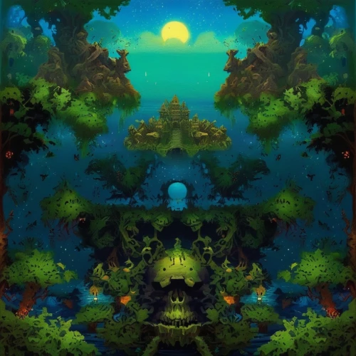 druid grove,mushroom landscape,mushroom island,frog background,the forests,fractal environment,haunted forest,cartoon video game background,forests,the forest,fairy forest,elven forest,coral reef,underwater oasis,fairy world,swamp,jungle,rainforest,cartoon forest,forest background,Illustration,Realistic Fantasy,Realistic Fantasy 05