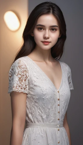 bridal clothing,girl in white dress,female doll,dress doll,wedding dresses,doll's facial features,white lady,white winter dress,romantic look,bridal dress,wedding gown,realdoll,wedding dress,girl in a long dress,girl on a white background,pale,image manipulation,bridal,doll dress,ao dai,Photography,General,Natural