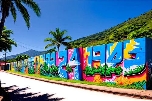 mural,honolulu,oahu,lantau island,haiti,graffiti,graffiti art,dominica,reunion island,painted block wall,hawaii,murals,grafiti,martinique,rio de janeiro,tropical house,acapulco,phuket province,hnl,grafitti,Conceptual Art,Graffiti Art,Graffiti Art 07