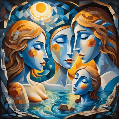 the zodiac sign pisces,the three graces,sirens,horoscope libra,horoscope pisces,zodiac sign gemini,pisces,mirror of souls,gemini,aquarius,cd cover,tour to the sirens,zodiac sign libra,blue moon,secret garden of venus,sun and moon,apollo and the muses,blue moon rose,mother kiss,mermaid vectors,Art,Artistic Painting,Artistic Painting 45
