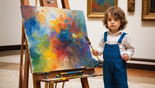 post impressionist,child art,child portrait,italian painter,artist portrait,painter,children drawing,art painting,painting technique,post impressionism,meticulous painting,painter doll,artist,art dealer,easel,girl with cloth,child playing,painting,artist color,child with a book,Illustration,Abstract Fantasy,Abstract Fantasy 09