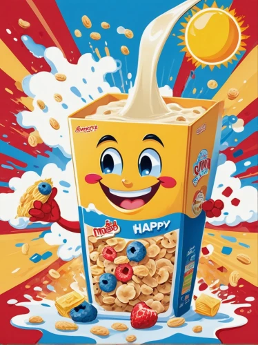 cereal,corn flakes,breakfast cereal,oat,cereals,cornflakes,cereal germ,oat bran,complete wheat bran flakes,rice cereal,milk splash,cereal stubble,kraft,field of cereals,new happy food,cereal grain,frosted flakes,macaroni,raisin bran,drops of milk,Illustration,Japanese style,Japanese Style 06