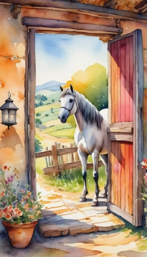 painted horse,watercolor background,horse stable,pony farm,equine,farm background,colorful horse,shire horse,gypsy horse,springtime background,dream horse,a horse,alpine cow,spring unicorn,horse,home landscape,horse-rocking chair,watercolor painting,portrait animal horse,laughing horse,Art,Classical Oil Painting,Classical Oil Painting 29