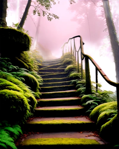 stairway to heaven,winding steps,the mystical path,aaa,stone stairway,stairway,pathway,tree top path,forest path,stairs,the path,hiking path,steps,wooden path,path,stone stairs,aa,staircase,the way of nature,walkway,Illustration,Retro,Retro 25
