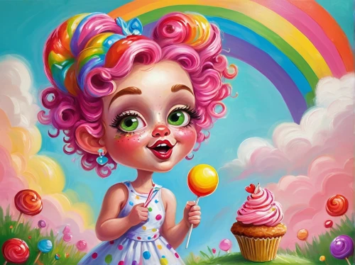 candy crush,lollipops,little girl with balloons,lollipop,lollypop,candy island girl,sugar candy,cupcake background,candy,confectionery,cupcake,confection,candy shop,orbeez,lolly cake,rainbow color balloons,confectioner,candy boy,woman with ice-cream,iced-lolly,Conceptual Art,Oil color,Oil Color 22