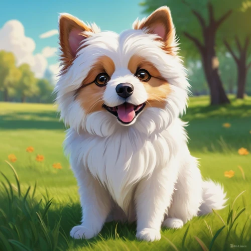 german spitz,german spitz mittel,german spitz klein,pomeranian,icelandic sheepdog,dog illustration,dog shetland sheepdog,welsh corgi,english shepherd,shetland sheepdog,cute puppy,indian spitz,corgi,japanese chin,pekingese,japanese spitz,puppy shetland sheepdog,samoyed,canidae,collie,Conceptual Art,Oil color,Oil Color 17