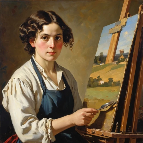 portrait of a girl,girl with a wheel,girl with cloth,italian painter,bougereau,franz winterhalter,portrait of a woman,easel,girl with bread-and-butter,artist portrait,self-portrait,young woman,painting technique,woman playing,painting,girl in the garden,girl in cloth,woman holding pie,girl with dog,girl portrait,Art,Artistic Painting,Artistic Painting 47