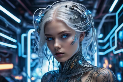 valerian,cyborg,cyberpunk,scifi,futuristic,sci fi,sci - fi,sci-fi,cybernetics,ai,elsa,cyber,echo,electro,avatar,ice queen,blue enchantress,cyberspace,artificial intelligence,science fiction,Conceptual Art,Sci-Fi,Sci-Fi 18