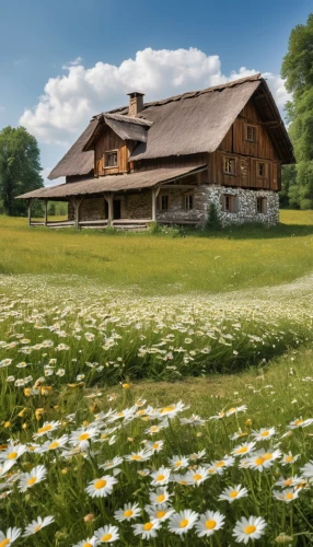 meadow landscape,country house,swiss house,home landscape,summer meadow,country cottage,farm house,alpine meadow,spring meadow,meadow flowers,field barn,meadow,farmhouse,styria,meadow in pastel,small meadow,flowering meadow,flower meadow,dandelion meadow,traditional house,Photography,General,Realistic