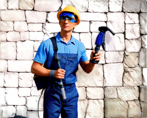 blue-collar worker,blue-collar,tradesman,builder,construction worker,chimney sweep,bricklayer,miner,hammer drill,construction industry,personal protective equipment,repairman,hardhat,worker,contractor,engineer,power tool,geologist,handyman,steelworker,Illustration,Japanese style,Japanese Style 17