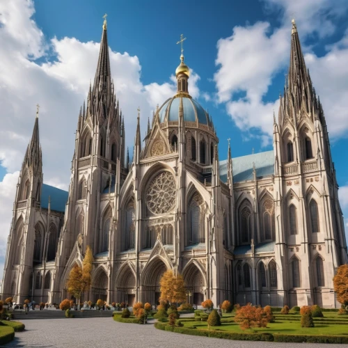 nidaros cathedral,cologne cathedral,gothic architecture,gothic church,cathedral,ulm minster,vienna's central cemetery,evangelical cathedral,minor basilica,the cathedral,basilica of saint peter,matthias church,cologne,st ursenkathedrale,church religion,haunted cathedral,the basilica,notre dame,eastern europe,notre-dame,Photography,General,Realistic