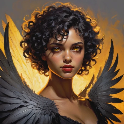 harpy,baroque angel,black angel,dark angel,fire angel,winged heart,angel wings,archangel,angel,fantasy portrait,angel wing,winged,fallen angel,angel of death,wings,angel girl,vintage angel,phoenix,fantasy art,business angel,Conceptual Art,Fantasy,Fantasy 18