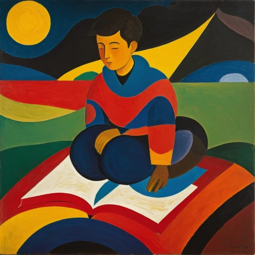 child with a book,woman sitting,girl studying,khokhloma painting,indigenous painting,shirakami-sanchi,praying woman,woman on bed,children studying,tibetan,girl with bread-and-butter,persian poet,little girl reading,prayer flag,woman playing,woman praying,girl with cloth,pachamama,woman holding pie,prayer book,Art,Artistic Painting,Artistic Painting 27