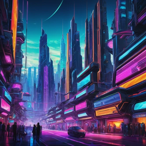 futuristic landscape,cyberpunk,metropolis,futuristic,colorful city,cityscape,fantasy city,scifi,dystopian,shinjuku,sci-fi,sci - fi,dystopia,tokyo city,cyberspace,cities,vast,city at night,city trans,city,Conceptual Art,Daily,Daily 15