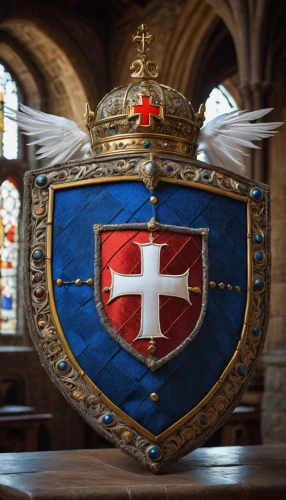 heraldic shield,knight pulpit,fleur-de-lys,heraldic,ass croix saint andré,heraldry,saint michel,crusader,medieval,fleur-de-lis,shield,christdorn,shields,the czech crown,templar,christian,bamberg,emblem,escutcheon,périgord,Illustration,Abstract Fantasy,Abstract Fantasy 21