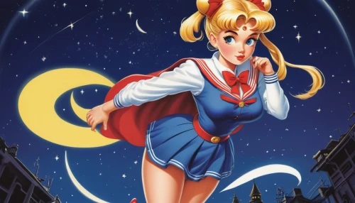 sailor,super moon,wonder,lunar,moon night,star mother,stars and moon,moon,herfstanemoon,lunar eclipse,astronomer,celestial body,moonbeam,night star,fantasy girl,big moon,fantasia,delta sailor,super heroine,star illustration,Illustration,Children,Children 03