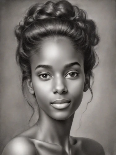 girl portrait,girl drawing,tiana,digital painting,african american woman,portrait of a girl,child portrait,young lady,graphite,african woman,young woman,ethiopian girl,charcoal pencil,charcoal drawing,mystical portrait of a girl,romantic portrait,moana,fantasy portrait,pencil drawing,world digital painting