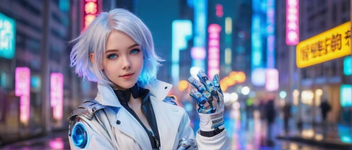 harajuku,anime 3d,ai,fuki,electro,cinema 4d,cyberpunk,tokyo ¡¡,hong,hk,rei ayanami,cosplay image,tracer,futuristic,odaiba,artificial intelligence,cyber,metropolis,sigma,android,Illustration,Japanese style,Japanese Style 02