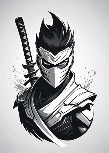 cartoon ninja,shinobi,vector graphic,ninjago,vector illustration,ninja,eskrima,samurai,samurai fighter,vector design,ninjas,mobile video game vector background,shredder,vector art,vector image,kakashi hatake,katana,kenjutsu,swordsman,twitch icon,Unique,Design,Logo Design