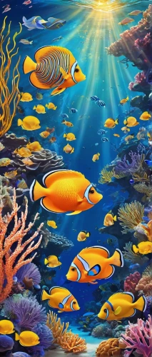 school of fish,underwater background,coral reef fish,coral reef,amphiprion,aquarium decor,aquarium inhabitants,underwater landscape,aquarium,anemone fish,aquarium fish,marine diversity,aquatic animals,aquarium lighting,fishes,sea life underwater,coral fish,marine fish,underwater fish,marine life,Illustration,Vector,Vector 16