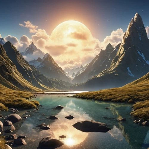 fantasy landscape,landscape background,nordland,landscape mountains alps,beautiful landscape,mountainous landscape,mountain landscape,landscapes beautiful,virtual landscape,full hd wallpaper,northern norway,mountain sunrise,nature landscape,mountain valleys,mountain world,eastern iceland,natural landscape,futuristic landscape,fantasy picture,the alps,Photography,General,Realistic