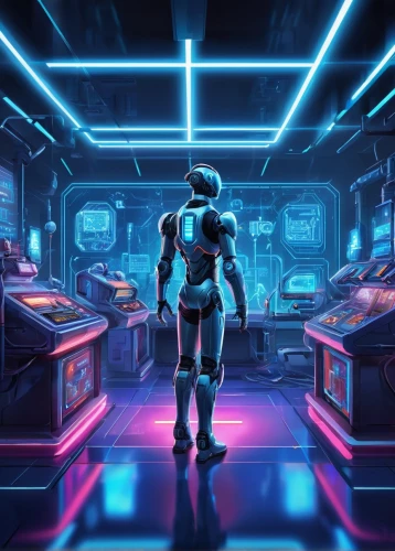 cyber,scifi,cyberpunk,sci fi surgery room,cyberspace,cg artwork,nova,neon human resources,futuristic,arcade,sci-fi,sci - fi,retro diner,sci fiction illustration,sci fi,game room,game illustration,retro background,cyan,laser tag,Unique,Pixel,Pixel 05