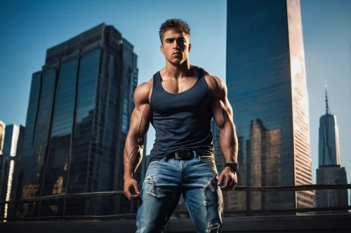 male model,vest,austin stirling,jeans background,alex andersee,damme,male ballet dancer,sleeveless shirt,danila bagrov,blue-collar worker,bodybuilding supplement,fitness professional,men's wear,muscle icon,ryan navion,jack rose,arms,men clothes,latino,fitness model,Illustration,American Style,American Style 08