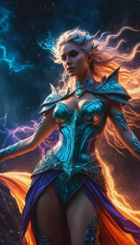 monsoon banner,blue enchantress,sorceress,fantasy woman,goddess of justice,wind warrior,fantasy picture,female warrior,show off aurora,heroic fantasy,fantasy art,tiber riven,warrior woman,dodge warlock,fantasy warrior,druid,dark elf,zodiac sign libra,elza,the enchantress,Photography,General,Fantasy