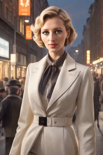 businesswoman,spy,business woman,spy visual,white-collar worker,business girl,woman in menswear,digital compositing,blonde woman,stewardess,flight attendant,vesper,mi6,female hollywood actress,allied,the girl at the station,female doctor,overcoat,sprint woman,agent,Photography,Commercial