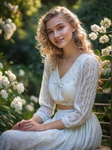 blonde in wedding dress,jane austen,romantic portrait,beautiful girl with flowers,jessamine,bridal dress,girl in flowers,girl in a long dress,wedding dress,bridal clothing,romantic look,celtic woman,beautiful young woman,girl in white dress,elegant,country dress,elsa,bridal,young woman,a charming woman,Photography,Documentary Photography,Documentary Photography 25