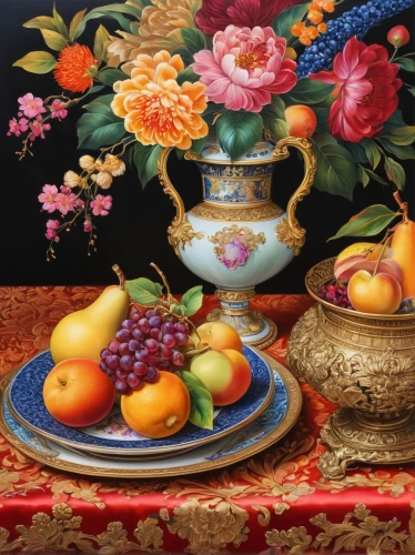 oriental painting,fruit bowl,fruit plate,persian norooz,tea still life with melon,bowl of fruit,basket with apples,still-life,khokhloma painting,summer still-life,still life of spring,still life,chinese art,bowl of fruit in rain,autumn still life,basket of fruit,fruit basket,pomegranate,oil painting,vintage china,Illustration,Japanese style,Japanese Style 04